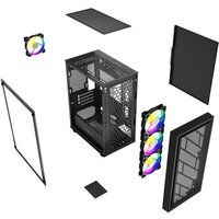 Корпус Powercase Mistral Micro EM16 CMMEM16B-L4 - Превью изображения №7 — Интернет-магазин Time-Shop