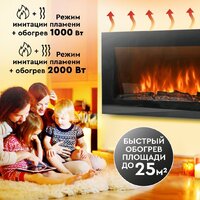 Электрокамин Planta PFP-WM090 Slim - Превью изображения №8 — Интернет-магазин Time-Shop