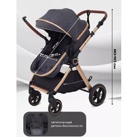 Универсальная коляска Rant Basic Roller Gold RA161 (2 в 1, grey) - Превью изображения №6 — Интернет-магазин Time-Shop