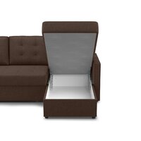 Угловой диван Mio Tesoro Santiago 114 (Savana Chocolate) - Превью изображения №4 — Интернет-магазин Time-Shop