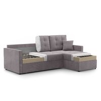 Угловой диван Mio Tesoro Santiago 114 (Savana Chocolate) - Превью изображения №6 — Интернет-магазин Time-Shop