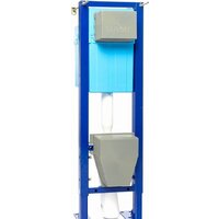 Инсталляция для унитаза SIAMP Bcu Ingenio с панелью Cut (хром глянец) - Превью изображения №7 — Интернет-магазин Time-Shop