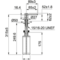 Дозатор для моющего средства Franke Comfort 119.0578.771 (нержавеющая сталь) - Превью изображения №2 — Интернет-магазин Time-Shop