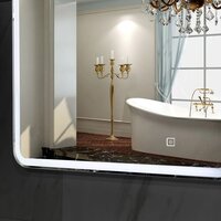  Пекам Зеркало Marta 1 90x60 marta1-90x60s (с подсветкой и сенсором на прикосновение) - Превью изображения №9 — Интернет-магазин Time-Shop