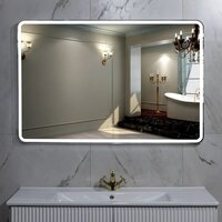  Пекам Зеркало Marta 1 90x60 marta1-90x60s (с подсветкой и сенсором на прикосновение) - Превью изображения №8 — Интернет-магазин Time-Shop