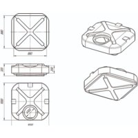 Бак ЭкоПром Rostok 200 л (с подогревом) - Превью изображения №2 — Интернет-магазин Time-Shop