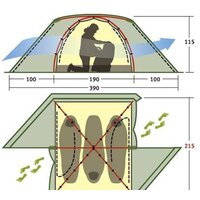 Треккинговая палатка AlexikA Rondo 3 Plus (зеленый) - Превью изображения №10 — Интернет-магазин Time-Shop