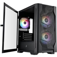 Корпус 1stPlayer D4-M FRGB (черный) - Превью изображения №5 — Интернет-магазин Time-Shop