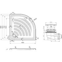 Душевой поддон Lavinia Boho Rock 3707290S 90х90 - Превью изображения №8 — Интернет-магазин Time-Shop