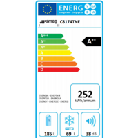 Холодильник Smeg C8174TNE - Превью изображения №3 — Интернет-магазин Time-Shop