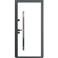 Металлическая дверь Guard Inox Black 2 96x205 (левая, Ral 7016/экосатин белый) - Превью изображения №3 — Интернет-магазин Time-Shop