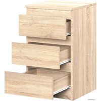 Тумба НК-Мебель Stern Т-9 3-я 72677833 (дуб сонома) - Превью изображения №2 — Интернет-магазин Time-Shop