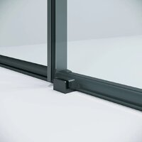 Душевой уголок Niagara Nova NG-34-12AGR-A80GR-34 120х80х195 (графит/прозрачное стекло) - Превью изображения №3 — Интернет-магазин Time-Shop