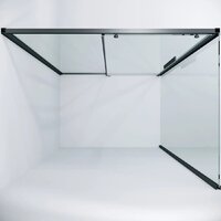 Душевой уголок Niagara Nova NG-34-12AGR-A80GR-34 120х80х195 (графит/прозрачное стекло) - Превью изображения №7 — Интернет-магазин Time-Shop