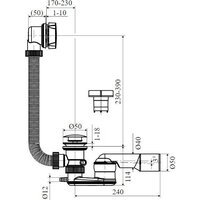 Сифон Slovarm T-1438K-III DN50/DN40 - Превью изображения №2 — Интернет-магазин Time-Shop