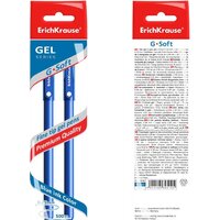 Набор гелевых ручек Erich Krause G-Soft синий 39519 (2 шт) - Превью изображения №3 — Интернет-магазин Time-Shop