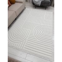 Ковер для жилой комнаты Radjab Carpet Поло Прямоугольник PL 255 12571RK (2.4x3.4, Cream) - Превью изображения №5 — Интернет-магазин Time-Shop