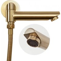 Душевая система  Hansberge H6095 (золото матовый) - Превью изображения №6 — Интернет-магазин Time-Shop