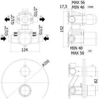 Смеситель Paffoni Light LIQ018NO - Превью изображения №2 — Интернет-магазин Time-Shop