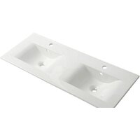  ЗОВ Тумба с умывальником Парма 120 P120LWP0MWHMC1A-OL120 (белый/белый галифакс) - Превью изображения №7 — Интернет-магазин Time-Shop