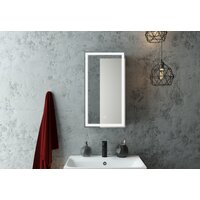 Континент Шкаф с зеркалом Mirror Box Black Led 35х65 - Превью изображения №7 — Интернет-магазин Time-Shop