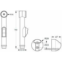 Гигиенический душ Ideal Standard B960941AA - Превью изображения №5 — Интернет-магазин Time-Shop