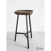 Табурет Stal-Massiv PopART-65 (дуб мореный/черный) - Превью изображения №12 — Интернет-магазин Time-Shop