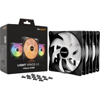 Комплект вентиляторов для корпуса be quiet! Light Wings LX 140mm PWM 3-Pack BL127 - Превью изображения №4 — Интернет-магазин Time-Shop