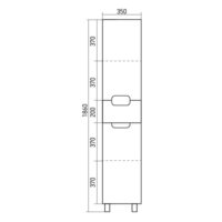  Mixline Шкаф-пенал 518772 - Превью изображения №2 — Интернет-магазин Time-Shop