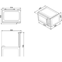 Микроволновая печь Smeg MOE25X - Превью изображения №4 — Интернет-магазин Time-Shop