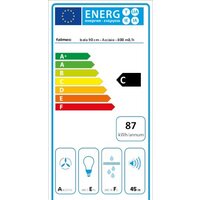 Кухонная вытяжка Falmec Lumina NRS Island 90 800 м3/ч (белый) - Превью изображения №3 — Интернет-магазин Time-Shop