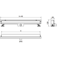 Трап/канал Mexen Flat Wall 1030120 - Превью изображения №7 — Интернет-магазин Time-Shop