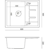 Кухонная мойка Quadron HB8210U7-BS_P2O - Превью изображения №6 — Интернет-магазин Time-Shop