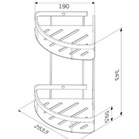 AM.PM Полка Sense L A7454200 - Превью изображения №2 — Интернет-магазин Time-Shop