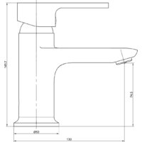 Смеситель Lauter Jet 21AM12361 - Превью изображения №2 — Интернет-магазин Time-Shop