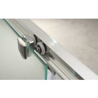 Душевая дверь BelBagno UNO-195-BF-1-110-P-Cr (текстурное стекло) - Превью изображения №4 — Интернет-магазин Time-Shop