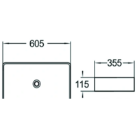 Умывальник Mexen Nadia MEX-21616000 - Превью изображения №2 — Интернет-магазин Time-Shop