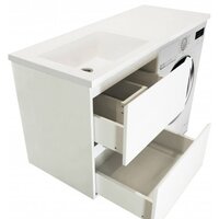  Эстет Тумба Dallas Luxe ФР-00001929 с умывальником Dallas 120 (правая) - Превью изображения №3 — Интернет-магазин Time-Shop