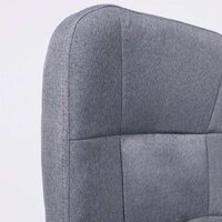 Офисное кресло AksHome Leonidas (пластик/ткань, темно-серый) - Превью изображения №9 — Интернет-магазин Time-Shop