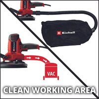Шлифмашина для стен и потолков Einhell TC-DWS 225 4259945 - Превью изображения №10 — Интернет-магазин Time-Shop