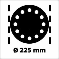 Шлифмашина для стен и потолков Einhell TC-DWS 225 4259945 - Превью изображения №3 — Интернет-магазин Time-Shop