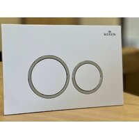 Унитаз подвесной Roxen Antares в комплекте с инсталляцией StounFix Dual Fresh 6 в 1 501501 (кнопка: белый глянец) - Превью изображения №10 — Интернет-магазин Time-Shop