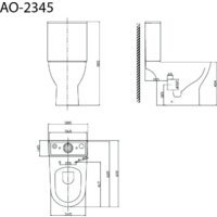 Унитаз напольный Triton Pro Astro AO-2345 - Превью изображения №2 — Интернет-магазин Time-Shop