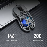 Игровая мышь Gravastar Mercury M1 Pro Battle Worn Edition Silver Mist - Превью изображения №7 — Интернет-магазин Time-Shop