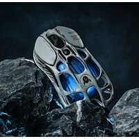 Игровая мышь Gravastar Mercury M1 Pro Battle Worn Edition Silver Mist - Превью изображения №5 — Интернет-магазин Time-Shop