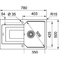 Кухонная мойка Franke UBG 611-78 (серый) - Превью изображения №2 — Интернет-магазин Time-Shop