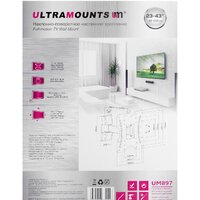 Кронштейн для телевизора Ultramounts UM897 (черный) - Превью изображения №10 — Интернет-магазин Time-Shop