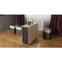 Стол-книга Трия Тип 2 (венге цаво/дуб белфорт) - Превью изображения №3 — Интернет-магазин Time-Shop