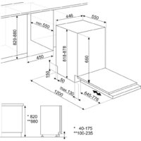 Встраиваемая посудомоечная машина Smeg ST4523IN - Превью изображения №11 — Интернет-магазин Time-Shop