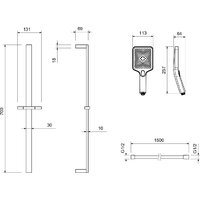 Душевой гарнитур  Aquatek Либра AQ2019MB (черный матовый) - Превью изображения №10 — Интернет-магазин Time-Shop